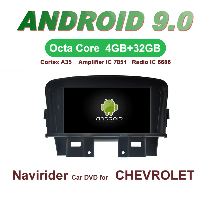 

ELANMEY car gps navigation For CHEVROLET CRUZE 2008-2011 octa core android 9.0 touch screen CAR DVD multimedia radio headunit