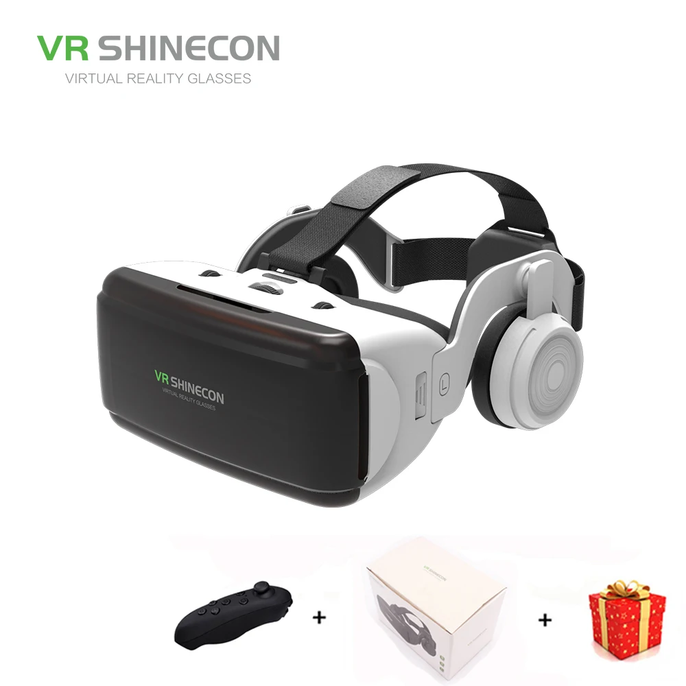 Casque 3D Glasses VR Shinecon Headset Virtual Reality Glasses Google Cardboard For Smart Phones Smartphone Lens Remote Game Casque 3D Glasses VR Shinecon Headset Virtual Reality Glasses Google Cardboard For Smart Phones Smartphone Lens Remote Game