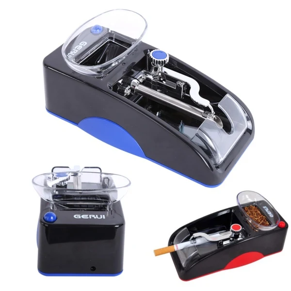 Kopen Volautomatische Elektrische Sigaret Rolling Machine Pull Rookmelder Met Pijptabak Lnjector Maker Roller Sigaret machine