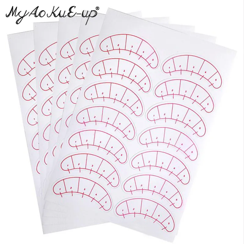 

70 pairs Eye Sticker For Eyelashes Extension Grafted Eyelash Eye Pads Paper Patches Wraps Practice Patches Make Up Tools