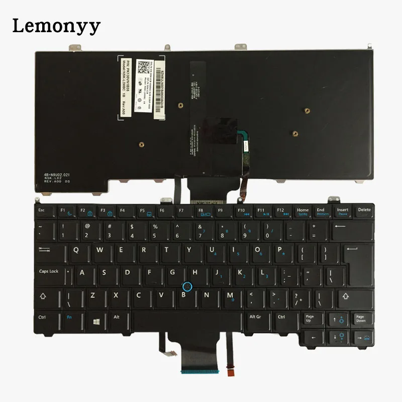  for DELL Latitude E7440 laptop Keyboard UI Mouse Pointer backlit 00K1C8 V141025AR1
