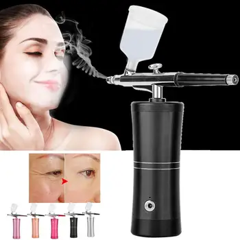 

Handheld Air Compressor Airbrush Spray Air Brush Moisturizing Oxygen injector Skin Care Spray Air Brush Set Tools