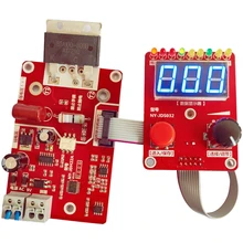 NY-D02 100A/40A двойной импульсный кодер точечной сварки машина время тока управление Лер панель управления доска Регулируемый цифровой дисплей