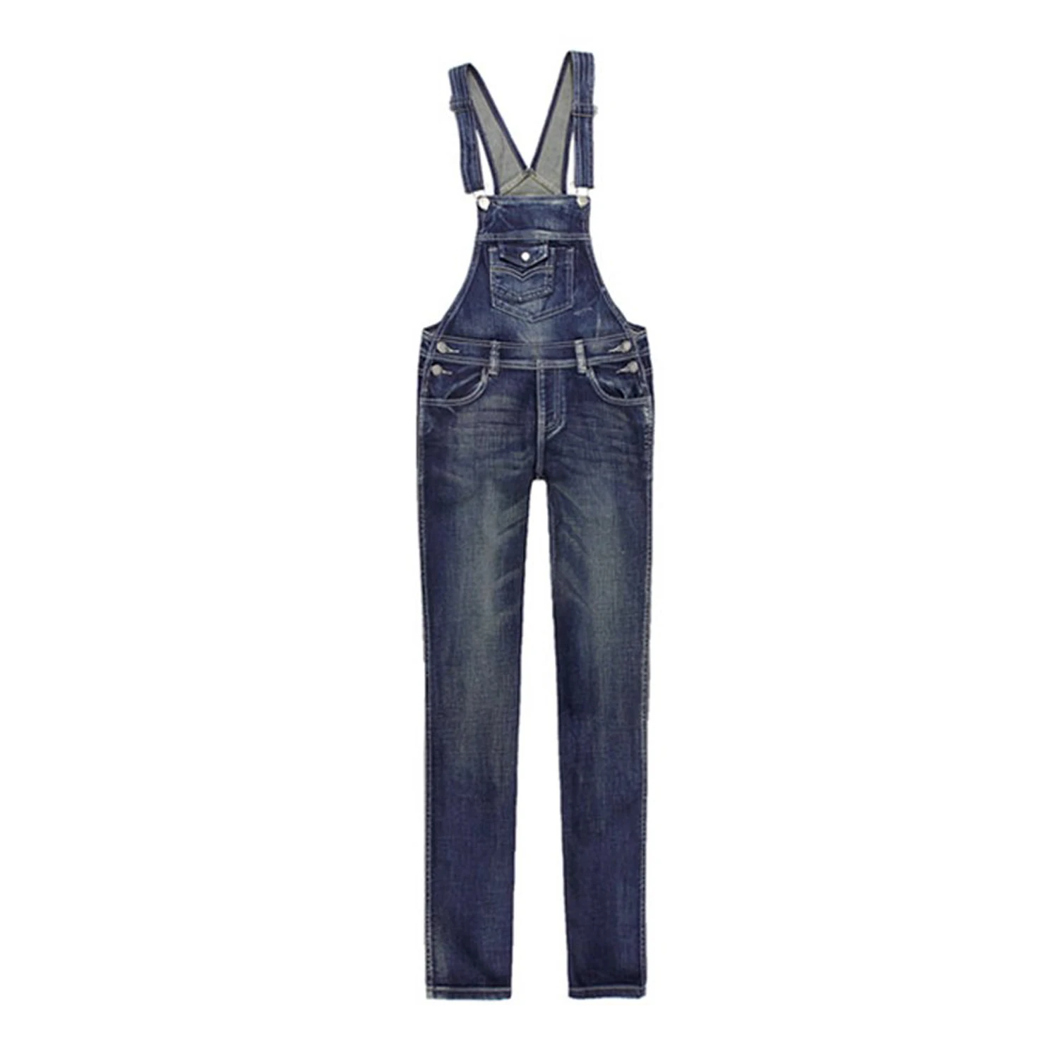 Women's Strap Overalls Denim Suspender Jumpsuitin Rompers from Women's