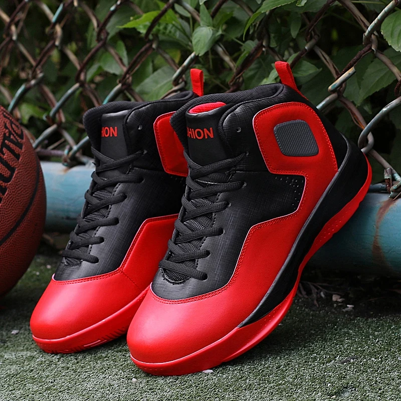 

Male Sneakers Prevent Slippery Wear-Resisting Comfortable Breathe Freely Victorious Battle Outdoor Lace-Up Basketball Shoes MenR