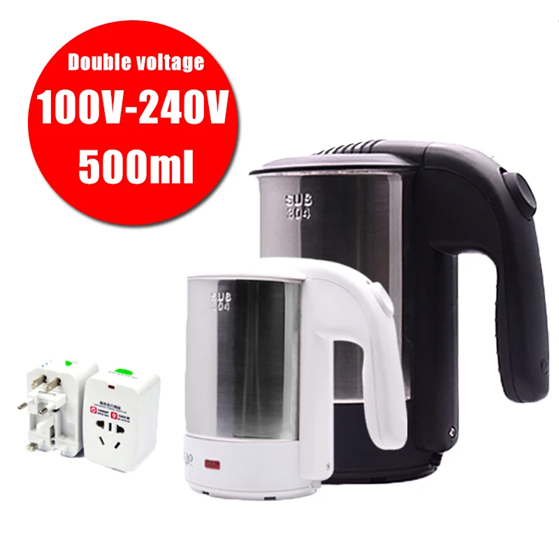 Buy 0.5L mini electric kettle 1000W stainless steel