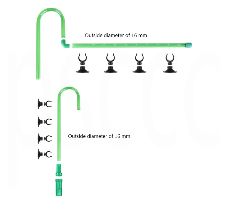 yuksek kaliteli akvaryum boru giris ve cikis 13mm 12 16 16 22 balik tanki su borusu