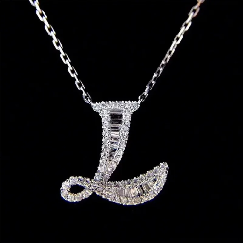 Fashion Initial L Pendant Necklace 