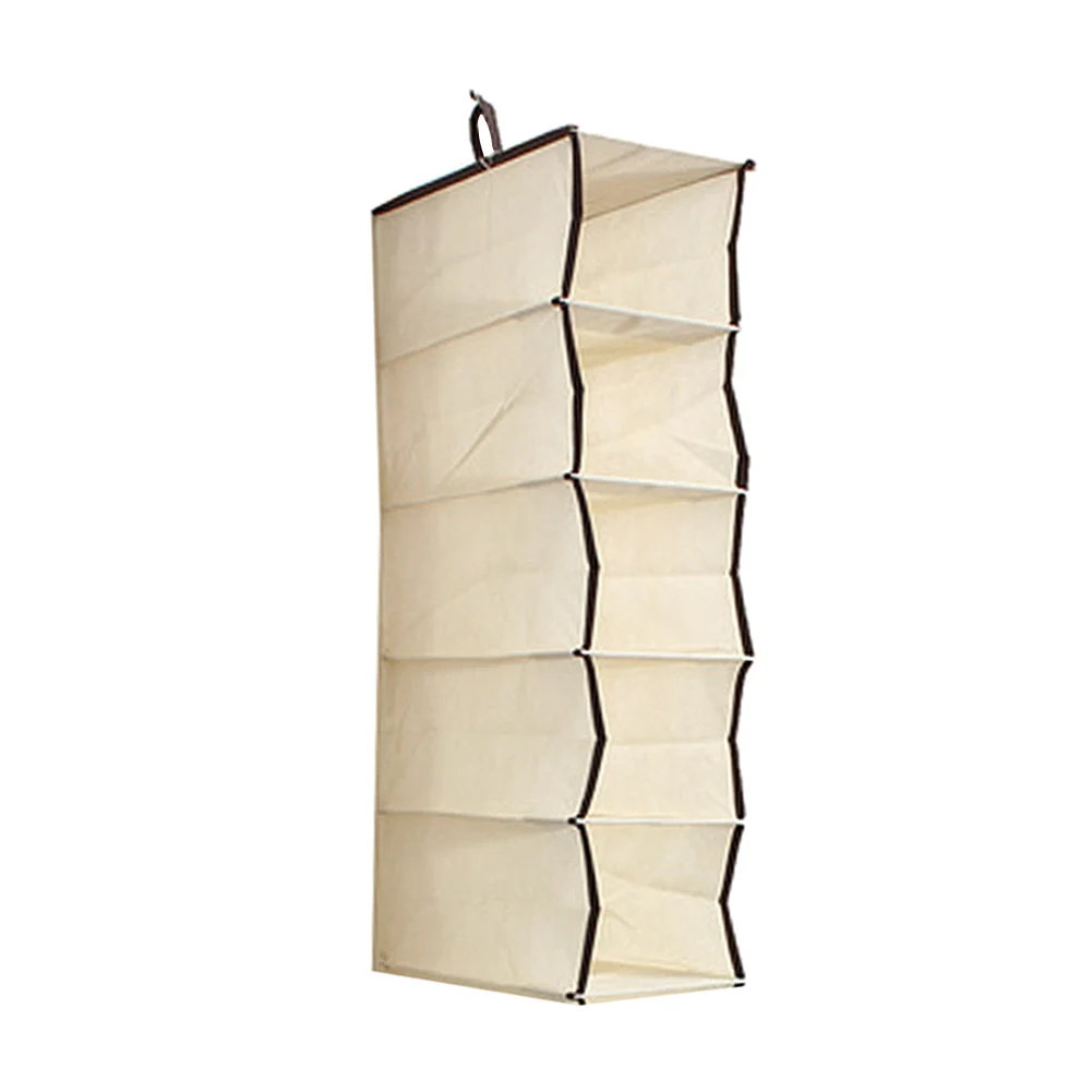 6 Section Storage Hanging Wardrobe Tidy Organiser Shelves Garment Shoe | Дом и сад
