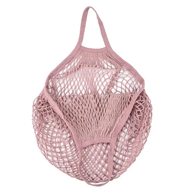 Clearance Sale!Storage Bag,Yanvan Short Convenient Mesh Net Turtle Bag String Shopping Bag Reusable Fruit Storage Handbag Totes New Light Green