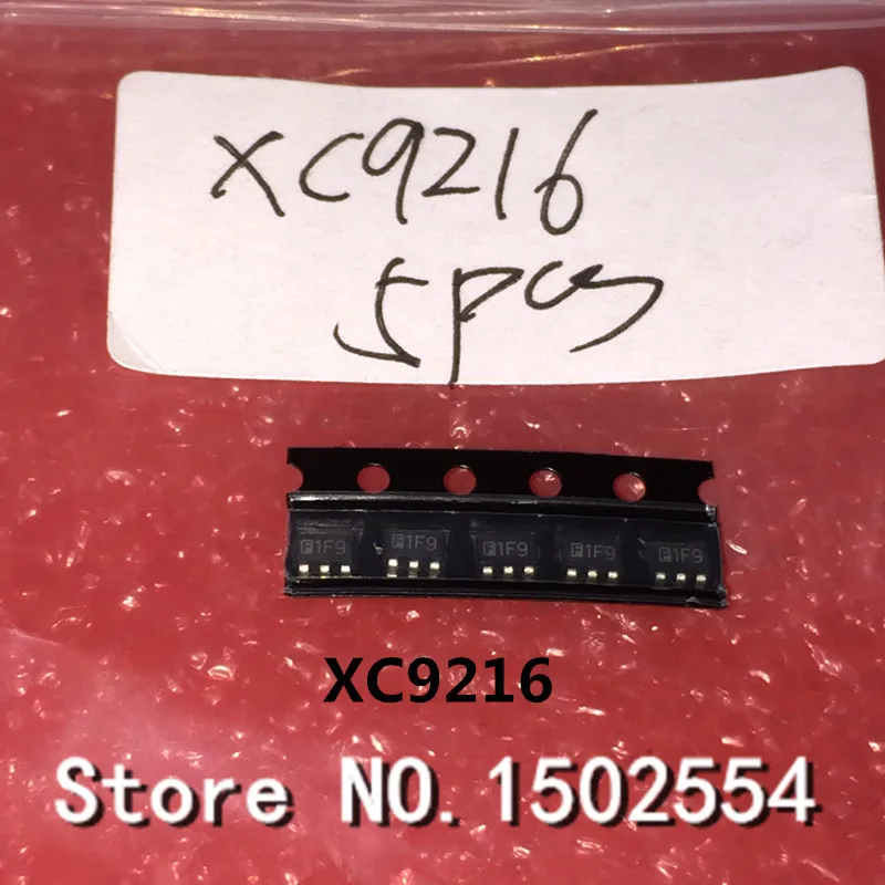 

5PCS/LOT XC9216-ADJ XC9216 Silk screen 1F9 SOT23-5 DC-DC buck chip power management chip