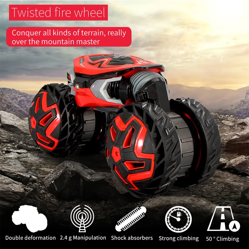 Large RC Cars 4WD Racing Drift Remote Control Twist Wheel Truck