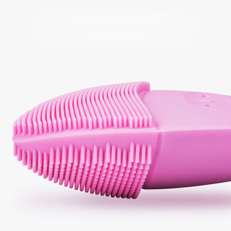Electric Silicone Facial Cleansing Brush USB Rechargeable electric facial cleanser Waterproof Ultrasonic Pore Clean Instrument