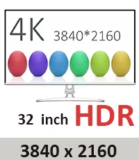 23,8 дюймов 2560X1440 HDMI VGA компьютерный монитор игровой телевизор HD светодиодный монитор экрана эко-друга ПК PS4 2K