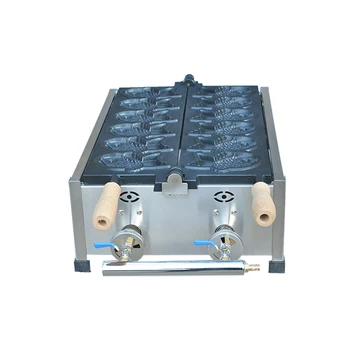 

Automatic 6 Taiyaki Mold Small Commercial Non-Stick Gas Taiyaki (1Plate /6 Fish) Iron Ice Cream Maker Machine For Sale