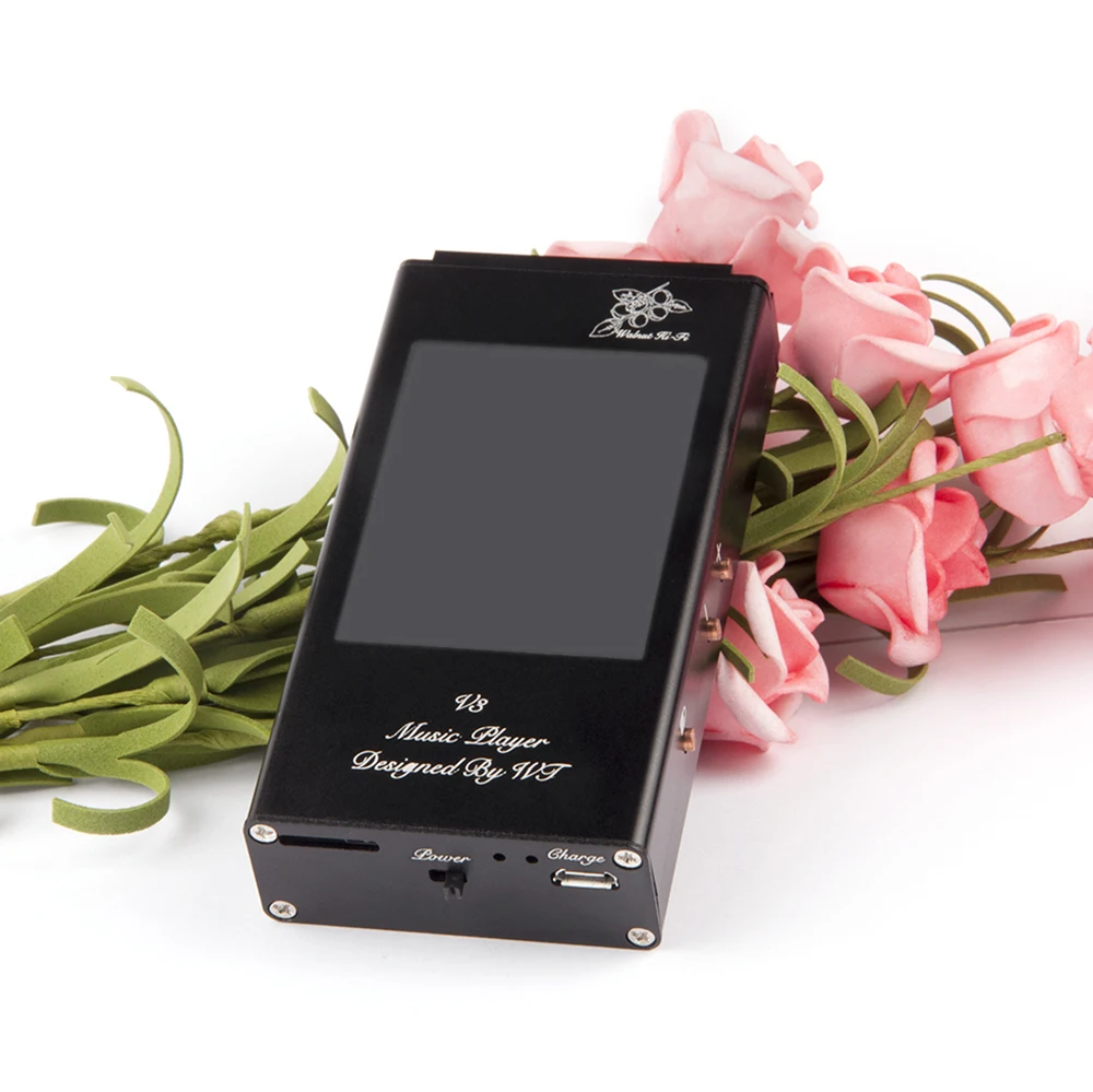 Newest Walnut V3 OPA2604 HiFi Player Lossless Professional Music MP3 Player With DAC AK4490EQ