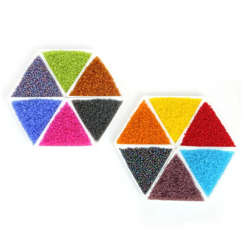 Круглые бусины NiceBeads 2 мм 2000 шт. незакрепленные из матового стекла для