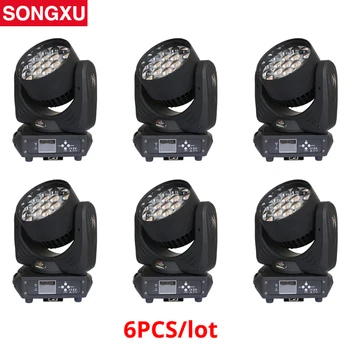 

19x15W RGBW 4in1 LED Zoom Light Wash Zoom Moving Head Light For Stage Disco Club Party 6pcs/lot/SX-MH1915A