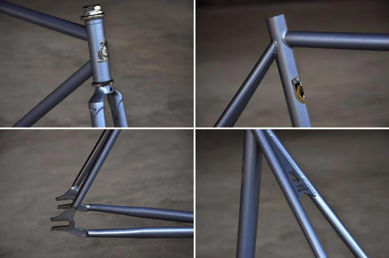 Excellent Chrome molybdenum steel frame 700C 50cm 52cm 54cm frame fixie bicyle road bike frame fixed Gear Bike frame 12
