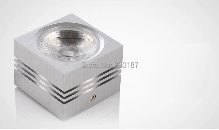 

20 pcs/lot Square Led Downlights COB 5W 7W 3W led lamp dimmable Surface mounted led light Spot led