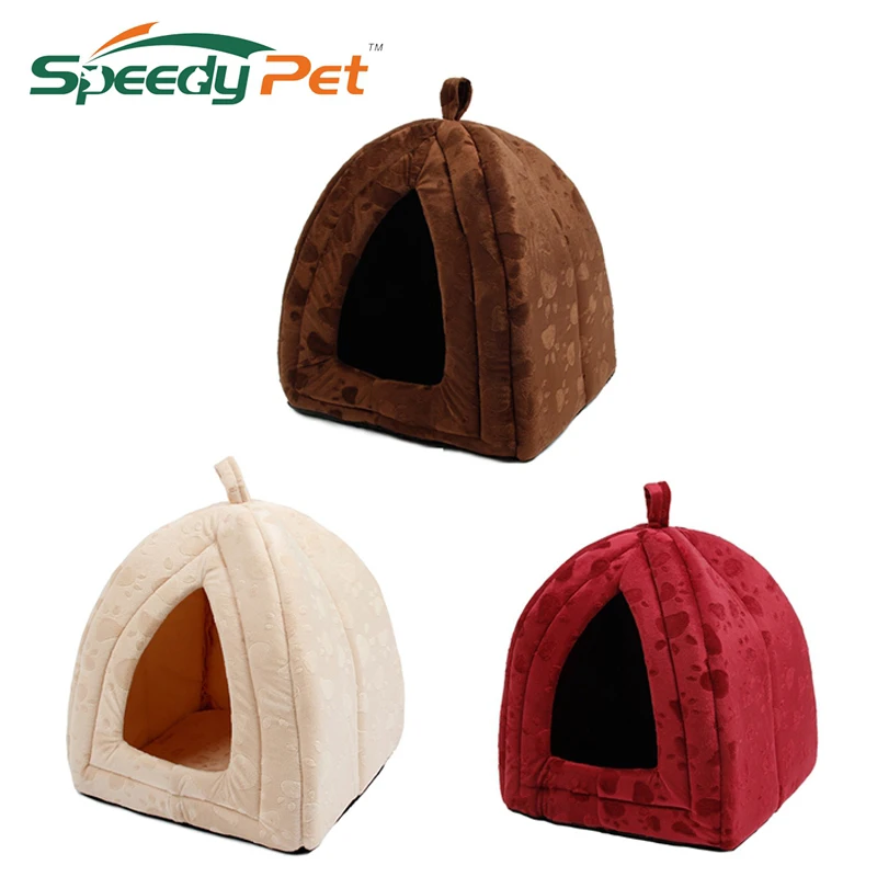 

New Arrive Pet Kennel Super Soft FabricDog Bed Princess House Specify for Puppy Dog Cat with Paw Cama Para Cachorro Hot!!!