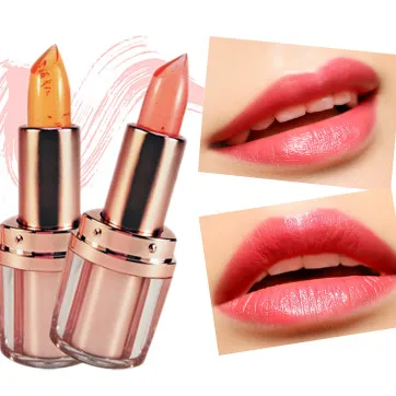 2017 Temperature Change Color Lip Balm Waterproof Long-lasting Transparent Organic Gold Leaf Moisturizer Stick Lips |