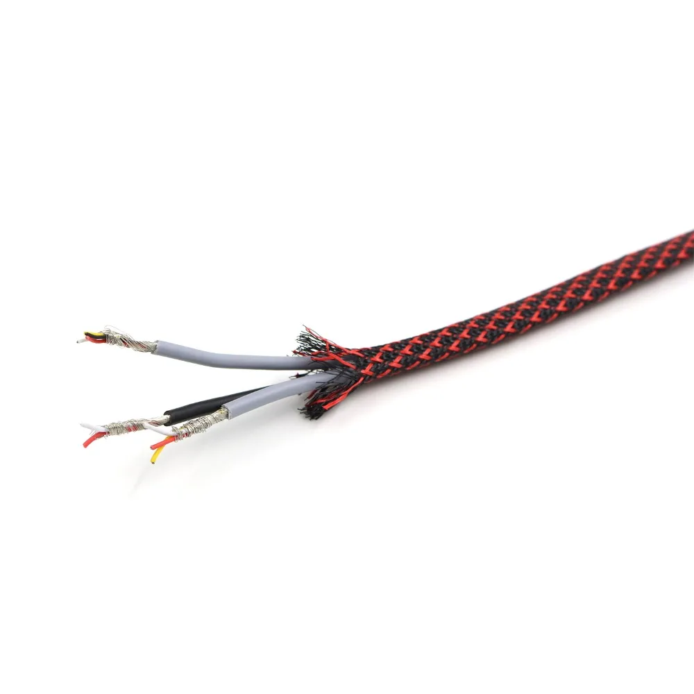 100ft 30m BlackRed 4 6 8 10 12 14 16 мм плетеная оплетка для домашних животных расширяемый рукав