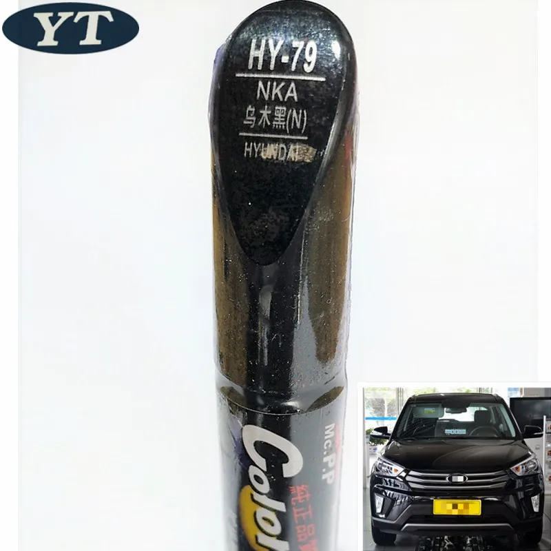 Car scratch repair pen, auto paint pen BLACK color for Hyundai IX35