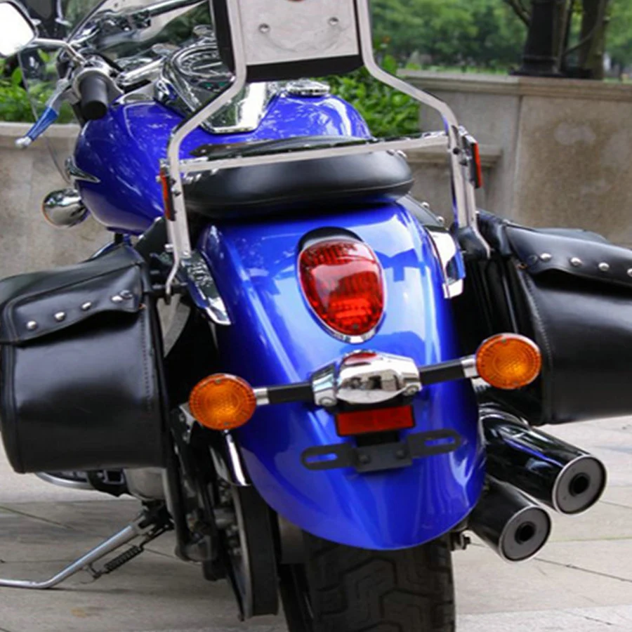 Yecnecty 1 шт. Универсальный задний светильник для мотоцикла, интегрированный ходовой светильник ABS, индикатор остановки мотоцикла для Yamaha Virago Honda Steed