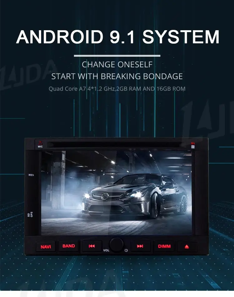 DVD Din GPS ステレオ Berlingo カーラジオ パートナー アンドロイド LJDA ナビゲーション 車のマルチメディアプレーヤープジョー 3005 9.1 3008 IPS 5008 倉庫を洗う 2 2 DVD Din GPS ステレオ 2