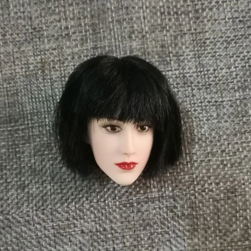 

Asian killer Collection 1/6 Scale Black Short Hair Head Ace Kills killer Head Carving For 12'' PH Body Action Figure