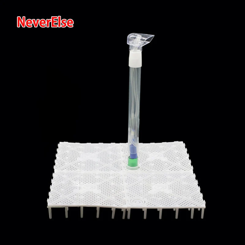 

Aquarium Bottom Filtration Board Air Lift Tube Easy-Assembled Isolation Plate Net Grid Fish Tank Base Platform Filter Accessory
