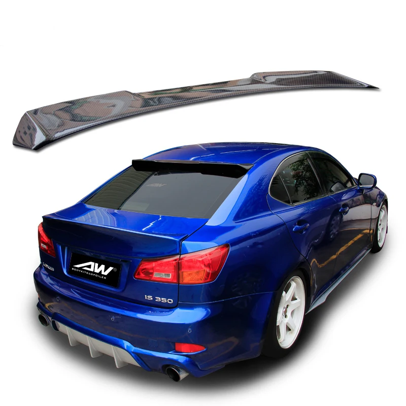 

Carbon Fiber Rear Trunk Wing Roof Spoiler Fit For Lexus IS IS250 IS300 IS350 2007-2013 Car Accessories