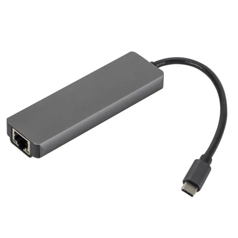 BEESCLOVER 5 в 1 концентратор USB Type C для MacBook 5 в 1 концентратор USB Type C HDMI 4 к USB C концентратор для Gigabit Ethernet Rj45 Lan адаптер r25