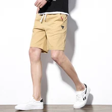 Мужские новые хлопковые шорты свободные мужские тренировочные брюки Прямая поставка повседневная мужская одежда уличные брюки шорты-бермуды с эффектом омбре хип-хоп шорты
