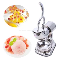 110 В 60 Гц/220 В 50 Гц электрическая дробилка льда из нержавеющей стали машина для производства льда Электрический Измельчитель льда ZY-SB114