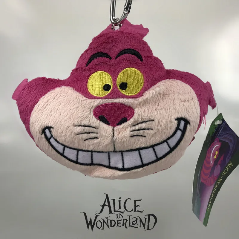 Disney Cartoon Alice's Adventure in Wonderland Чеширский кот 14*10 см мини плюшевая кукла игрушка
