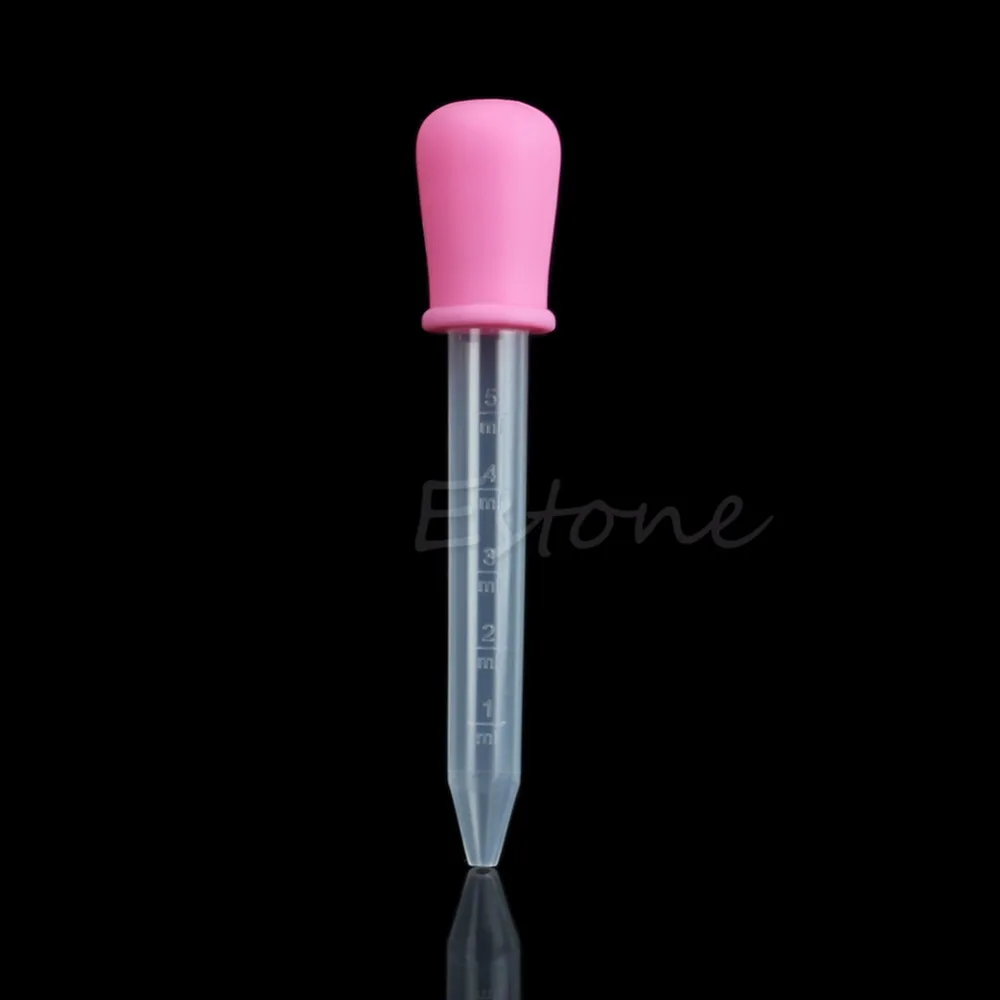 Детская силиконовая пластиковая бутылочка для кормления, лекарственная жидкость, Ушная Пипетка для глаз, капельница синего/розового цвета