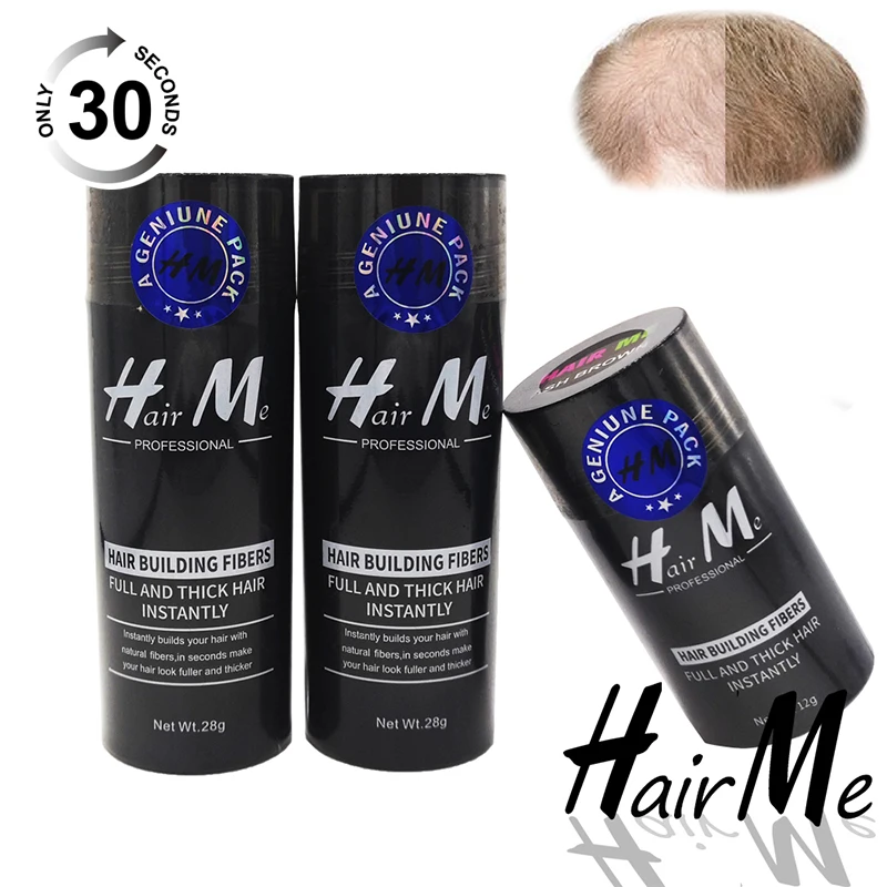 Hair Building Fibers Oem Raw Material In Top Fiber Full Black, Dark