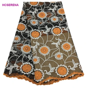 

French lace fabric with stone african lace fabric good quality lace fabric African mesh lace fabric for party dressWater soluble