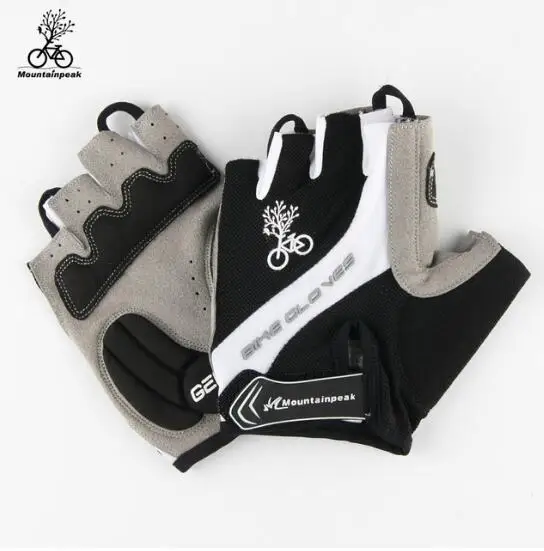 Летние перчатки для велоспорта, гелевые перчатки с полупальцами для тренажерного зала, для езды на велосипеде, для горной дороги, для велосипеда, перчатки для мужчин и женщин, guantes ciclismo - Цвет: NO.13 black
