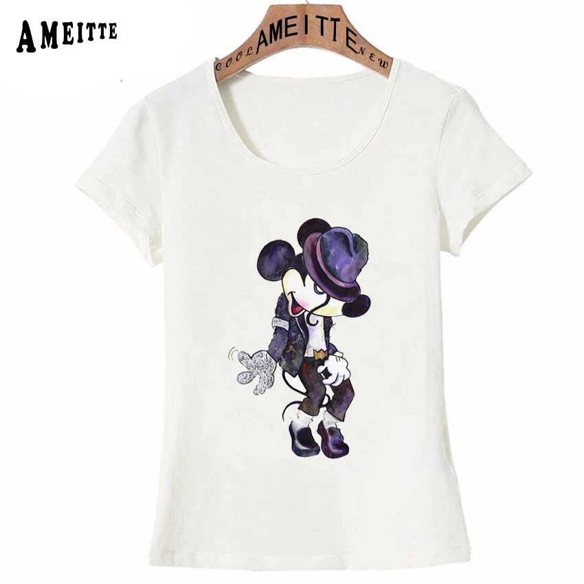 

New Summer Women T-shirt Michael Jackson Rock T-Shirt Hip Hop Rock Style Art Girl Casual Tops Fashion Vintage Punk Woman Tees
