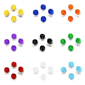 

5 Sets ABXY Buttons for Xbox One Controller Replacement Custom Colour Bullet Buttons Set Mod Kit for Xbox One S/Xbox One Elite