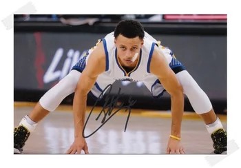 

Stephen Curry autographed signed with pen photo 4*6 inches famous sports star freeshipping 02.2017