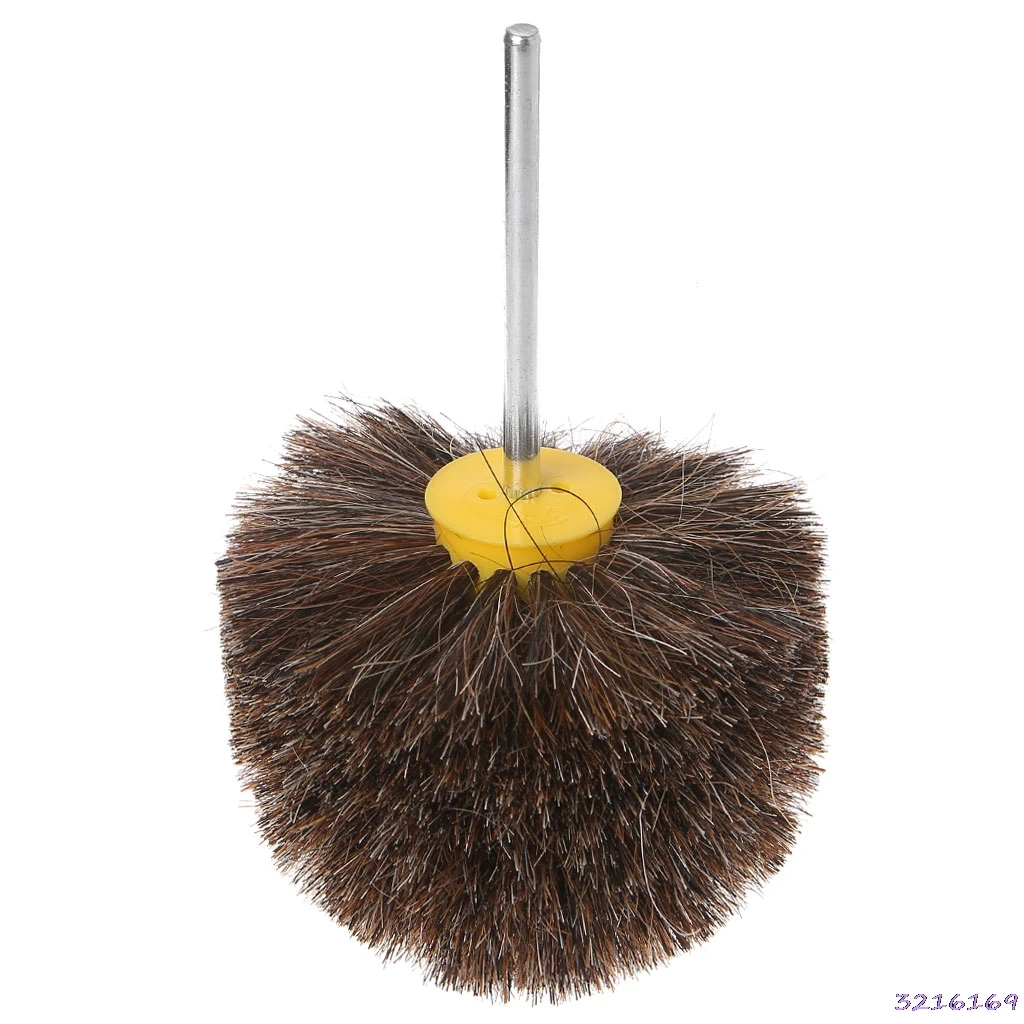 

Deburring Horsehair Brush Head Polishing Grinding Buffing Mushroom Wheel Shank