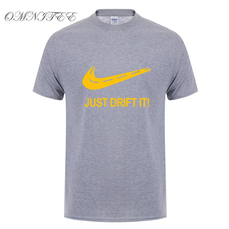 Omnitee летний стиль просто Дрифт ИТ футболка для мужчин короткий рукав хлопок Забавный Дрифт футболки мужская одежда OT-734 - Цвет: as picture