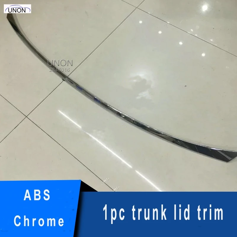 

1pc/set ABS Chrome Rear Trunk Lid Cover Molding Trim Car styling Fit For Toyota RAV4 RAV 4 2016 Accessories