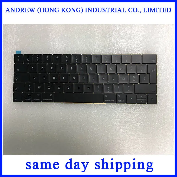 Оригинальная новая клавиатура A1707 Французская AZERTY для Apple Macbook 15 дюймов конец 2016