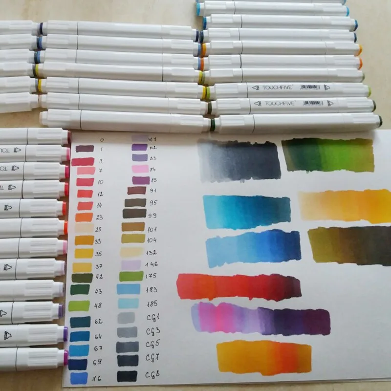 тест фломастеров