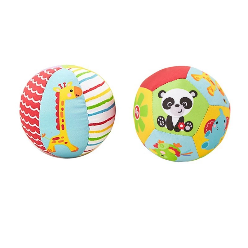 

Baby Toys For Children Animal Ball Soft Plush Mobile Toys With Baby Rattle Infant Body Building Ball